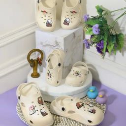 Truffle Collection Boys Cream Clogs-image-96