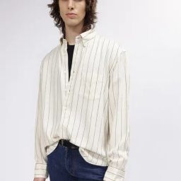 GANT Striped Button Down Relaxed Fit Shirt-image-69