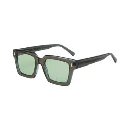 Ted Smith Green Square UV Protection Unisex Sunglasses-25