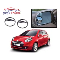 Auto Pearl Manual Exterior Rear View Mirror for Renault Pulse (Pack of 2 Pcs)-3