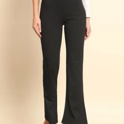 Trend Arrest Black Slim Fit High Rise Pants-image-79