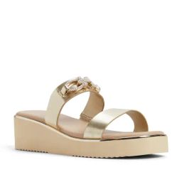 Aldo Women's Rose Gold Casual Wedges-image-71