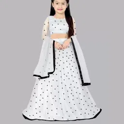 F Plus Fashion White Net Lehenga Choli-picture-31