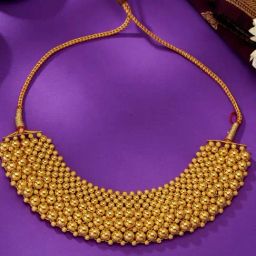 P.N.Gadgil Jewellers 22 Karat (916) Yellow Gold BIS Hallmarked Gold Swarajya Short Necklace-image-84
