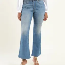 Levi's 726 Light Blue High Rise Slim Fit Jeans-picture-35