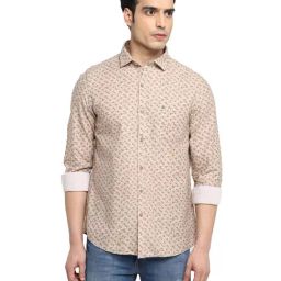 Turtle Beige Printed Shirt-image-110