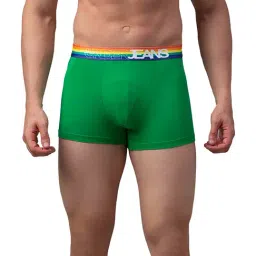 UnderJeans by Spykar Green Regular Fit Trunks-picture-41