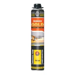 Asmaco 750 ml Expanding Foam 2 in 1 Straw Grade with Gun Sealant-picture-17