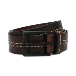 Van Heusen Brown Textured Casual Belt for Men-image-54