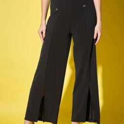 BUYNEWTREND Black High rise Palazzos-image-19