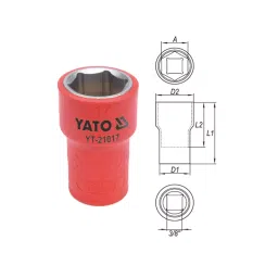 Yato 13 mm Injection Insulated Socket YT-21013-image-37