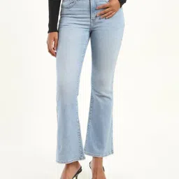 Levi's 726 Light Blue High Rise Slim Fit Jeans-picture-42