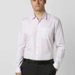 Peter England White Regular Fit Printed Shirt-image-55