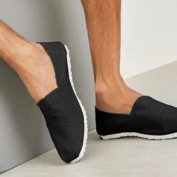 Styli Men's Black Plimsolls-image-20