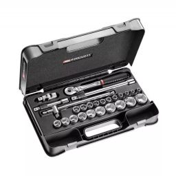 FACOM 12.7 mm (1/2 Inch) Metric Standard Socket Set With 6 Point, SL.171-4P6 (Set of 26 Pcs)-99