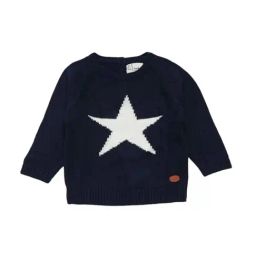 GJ baby Black & White Printed Full Sleeves Sweater-image-14