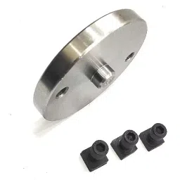 A.D INTERNATIONAL Self Centering Chuck Size 65 mm and 3 Jaw with Back Plate & T-Nuts for Milling Machine, XC-33E4-YZH6 image 4