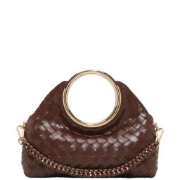 Aldo Brown Textured Medium Handbag-34