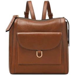 Fossil Parker Brown Medium Leather Backpack-13