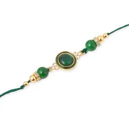 NVR Men Set of 3 Multicolor Artificial Beads & Pearls Thread Rakhi Combo image 4