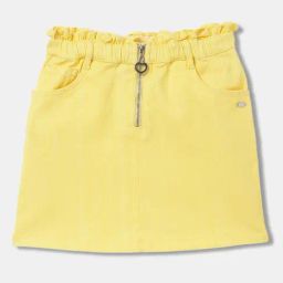 Elle Kids Yellow Cotton Short-image-66