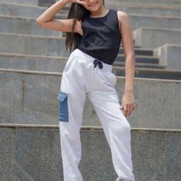 Nap Chief Unisex Grey Melange Cotton Solid Track Bottoms & Joggers-41