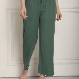 NEUDIS Green Cotton Lounge Pants-21