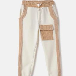 United Colors of Benetton Kids Off White Cotton Track Pants & Joggers-image-54