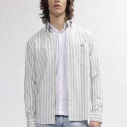 GANT Striped Button Down Regular Fit Shirt-image-16
