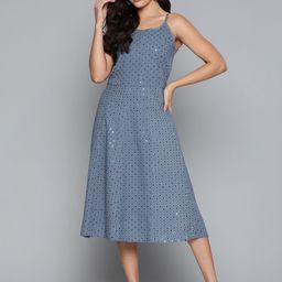Jompers Floral Embroidered A-Line Midi Dress-picture-11