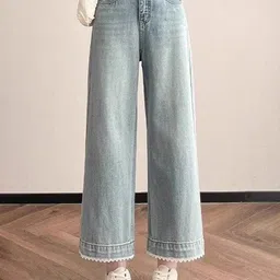 StyleCast x Revolte Women Straight Fit High-Rise Light Fade Stretchable Jeans-picture-10