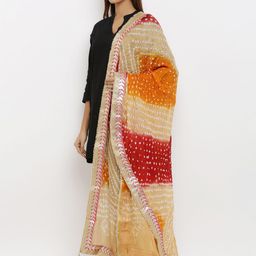 SOUNDARYA Multicoloured Printed Dupatta image 4