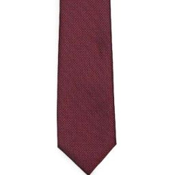 Arrow Maroon Geometric Tie-picture-26