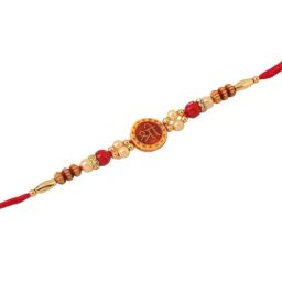 NVR Men's Red Religious Thread Rakhi, Combo for Rakshabandhan image 4