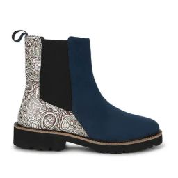 Yoho Women's Navy Chelsea Boots-image-65