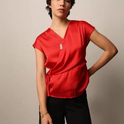 Only Red Regular Fit Top-60