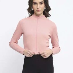 Madame Peach Cotton Regular Fit Crop Top-image-99
