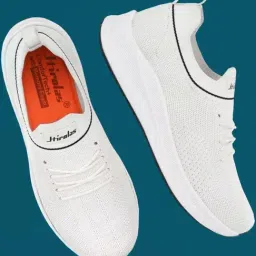Hirolas Women's White Walking Shoes-picture-25