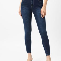 Kraus Jeans Women Skinny Fit High-Rise Light Fade Coton Jeans-picture-44