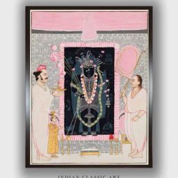 Indian Classic Art Multicolor Canvas Abstract Wall Art-image-70