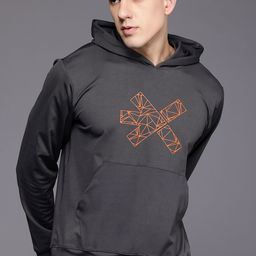 HRX by Hrithik Roshan Printed Hooded Training Sweatshirt-image-6