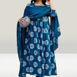 Mor Peach Cotton Kurta Set With Net Dupatta 3 Peach-image-89