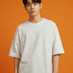 SMAN Men Solid Round Neck Cotton Oversized T-shirt-image-61