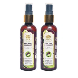 Kaaya Natural Set Of 2 Basil, Cucumber & Mint Toner & Mist - 100 ml Each image 4