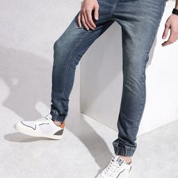 WROGN Men Heavy Fade Stretchable Joggers-picture-23