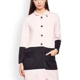 Belle Fille Women Pink & Black Coat-image-28