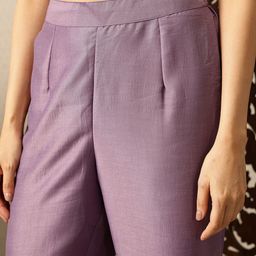 House of Pataudi Printed Regular Jashn Kurta with Trousers & With Dupatta image 5
