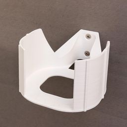 makerv Wall Mount Bracket for TP-Link Deco M4, E4, S7 Mesh WiFi Router, with Cable Management, Pack of 1 image 3