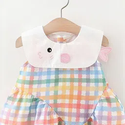 YK Checked Fit & Flare Dress-picture-48
