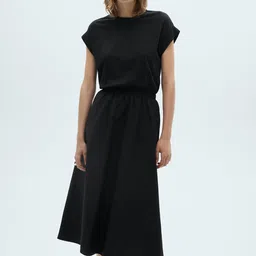 MANGO Pure Cotton A-Line Midi Dress-picture-19